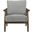 Barton Accent Chair In Gray