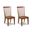 Basinger Dining Chair Set of 2 In Brown