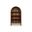 Basinger Display Cabinet In Brown and Black