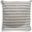 Basket Stripe Rattan Outdoor Pillow In Brown