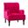 Battista Armchair In Fuchsia