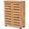 Baxton Studio Adalwin Modern And Contemporary Oak Brown Finished Wood 2 Door Shoe Storage Cabinet