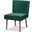 Baxton Studio Alvis Mid-Century Modern Emerald Green Velvet Upholstered And Walnut Brown Finished Wood Dining Chair