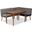 Baxton Studio Alvis Mid-Century Modern Grey Velvet Upholstered And Walnut Brown Finished Wood 3-Piece Dining Nook Set