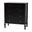 Baxton Studio Callison Spindle 4-Drawer Chest In Black