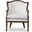 Baxton Studio Charlemagne Traditional French Accent Chair-White