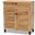 Baxton Studio Coolidge Modern and Contemporary Oak Brown Finished Wood 1 Drawer Shoe Storage Cabinet