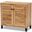 Baxton Studio Coolidge Modern and Contemporary Oak Brown Finished Wood 2 Door Shoe Storage Cabinet