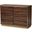 Baxton Studio Cormac Modern and Contemporary Walnut Brown Finished Wood and Gold Metal 8-Drawer Dresser