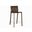 Baxton Studio Crawford Brown Leather Counter Height Stool (Set Of 2)