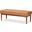 Baxton Studio Daymond Mid-Century Modern Tan Faux Leather Upholstered And Walnut Brown Finished Wood Dining Bench