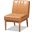 Baxton Studio Daymond Mid-Century Modern Tan Faux Leather Upholstered And Walnut Brown Finished Wood Dining Chair