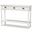 Baxton Studio Garvey French Provincial White Finished Wood 3 Drawer Entryway Console Table