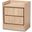 Baxton Studio Hale Modern and Contemporary Oak Finished Wood 2-Drawer Nightstand
