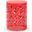 Baxton Studio Jamila Modern and Contemporary Red Finished metal Outdoor Side Table