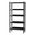 Baxton Studio Lucera Bobbin Display Shelf In Black