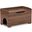 Baxton Studio Mariam Modern and Contemporary Walnut Brown Finished Wood Cat Litter Box Cover House