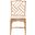 Baxton Studio Rio Modern Bohemian Natural Brown Rattan Dining Chair