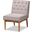 Baxton Studio Riordan Mid-Century Modern Grey Fabric Upholstered And Walnut Brown Finished Wood Dining Chair