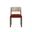 Bayard Dining Chair Set of 2 In Dark Bronze and Terri Nutmeg