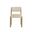 Bayard Dining Chair Set of 2 In Napa Beige and Santa Cruz Oatmeal