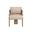 Baz Dining Armchair In Napa Beige