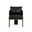 Baz Dining Armchair In Napa Black