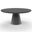 Bazaar Pedestal Dining Table in Dark Gray