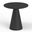 Bazaar Pedestal Pub Table - Dark Gray in Dark Gray