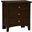 Bonanza Merlot 2 Drawer Nightstand