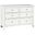Bonanza White Double 6 Drawer Dresser