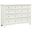 Bonanza White 8 Drawer Triple Dresser
