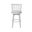 Beach Comber Bar Height Swivel Stool In Weathered White