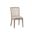Beach Comber Side Chair Set of 2 In Brown