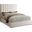 Becca Velvet King Bed In Cream