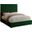 Becca Velvet Queen Bed In Green
