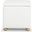 Becka Square Boucle Storage Ottoman In Ivory and Natural
