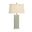 Becker Vase Lamp In Gold and Green