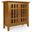 Bedford Solid Wood Low Storage Media Cabinet In Light Golden Brown