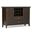 Bedford Solid Wood Sideboard Buffet and Wine Rack In Dark Tobacco Brown