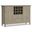 Bedford Solid Wood Sideboard Buffet and Wine Rack In Distressed Grey