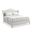Bedtime Beauty King Upholstered Bed In White