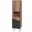 Beekman 17.51 Narrow Bookcase Cabinet With 5 Shelves In Brown And Black