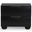 Beethoven Wood 2 Drawer Nightstand In Black