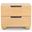 Beethoven Wood 2 Drawer Nightstand In Natural