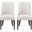 Beever Dining Chair Set of 2 In Cream