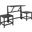 Belamy Dark Slate Grey Transformer Bench