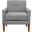 Belfort Accent Chair In Gray