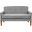 Belfort Loveseat In Gray