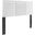 Believe White Channel Tufted Performance Velvet Full/Queen Headboard